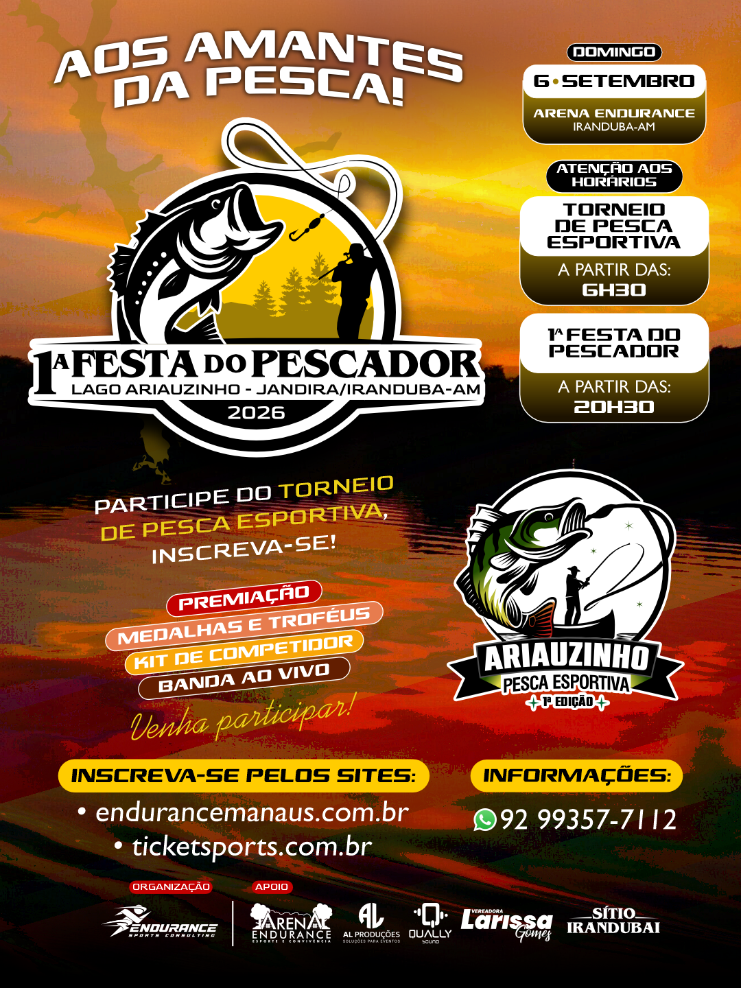 1ª Pesca Esportiva do Ariauzinho 2026